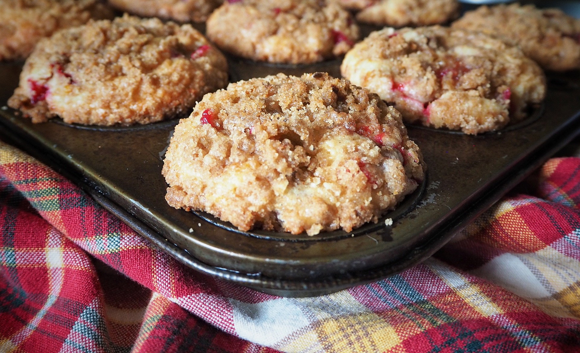 Honig-Himbeer-Muffins