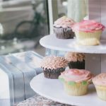 Himbeer-Schokocupcakes mit Milka Kern