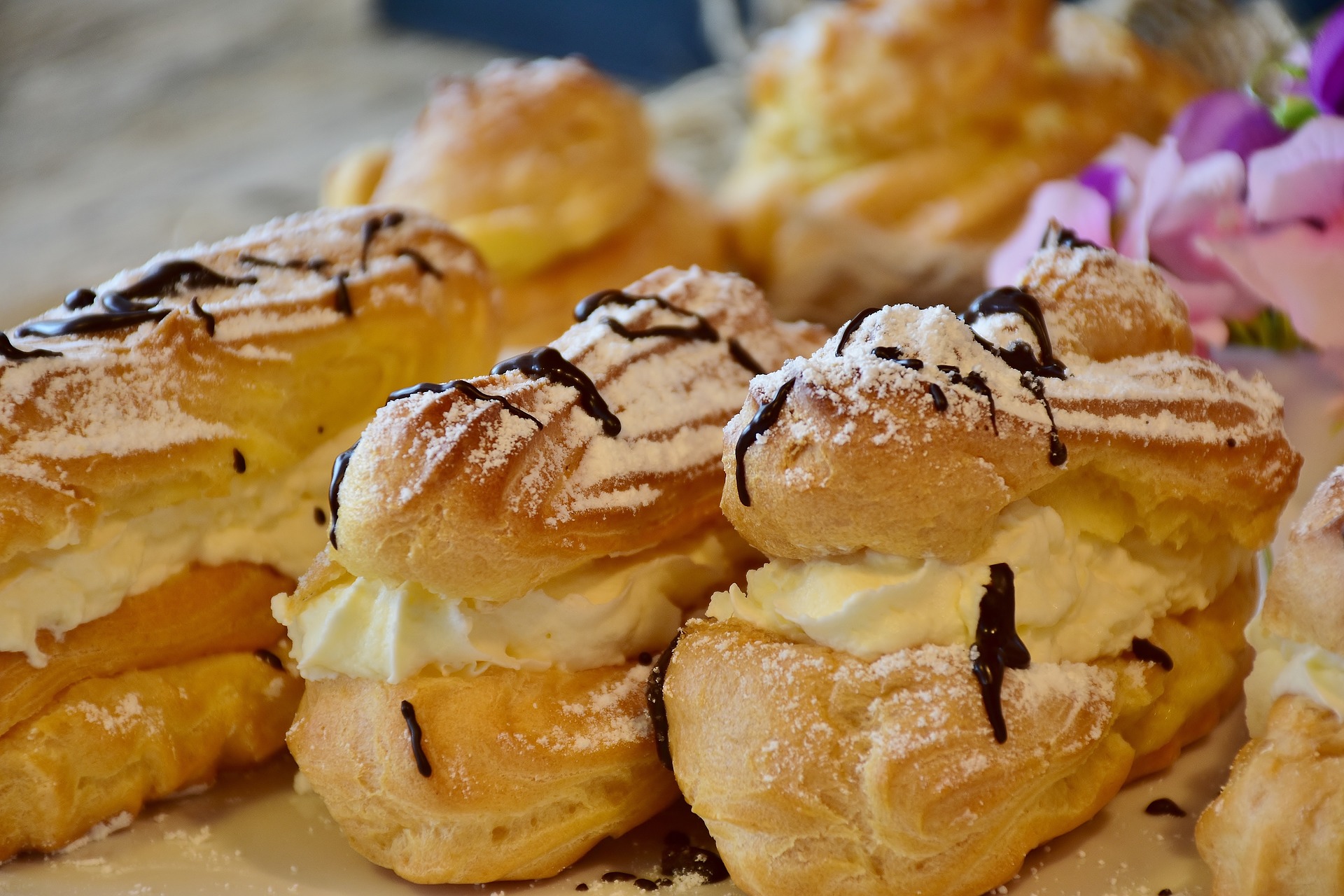 Marshmallow Schoko-Eclairs