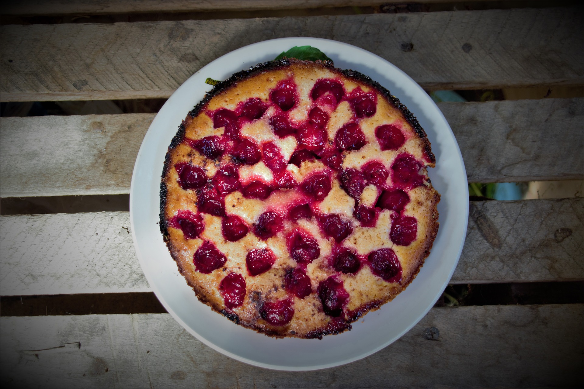 Einfacher Kirschkuchen